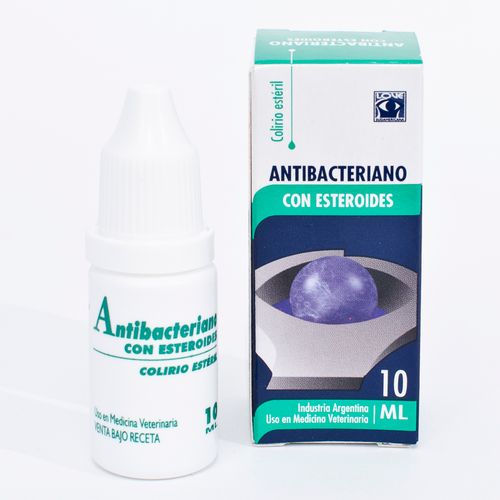 Antibacterial Perro con Esteroides