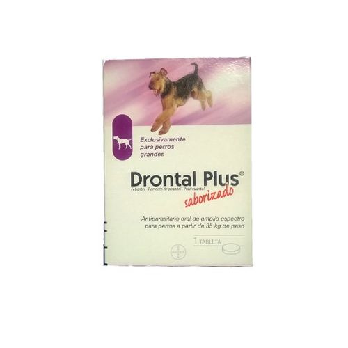 Antiparasitario Drontal Plus Saborizado Para Perros