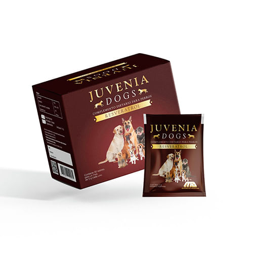 Juvenia Dogs Complemento Dietario Con Resveratrol Para Perro x 30 Unidades