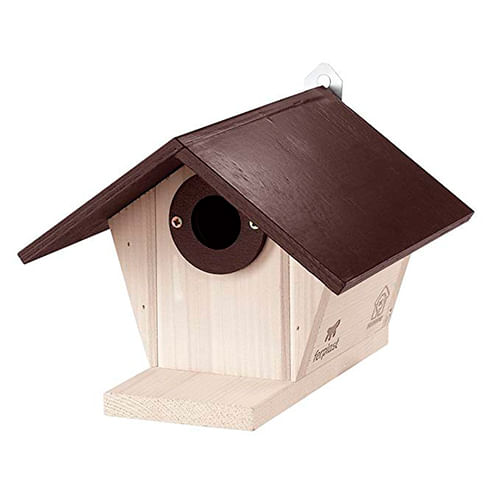 Casa Para Aves Nest De Madera Blanca