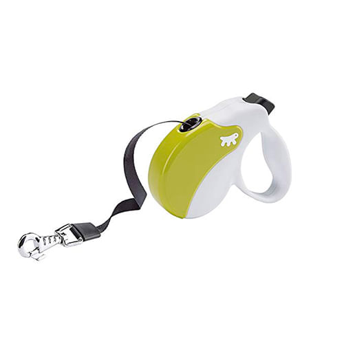 Correa Ferplast Friend Retractil Blanco Y Verde