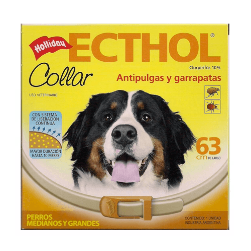 Collar Antipulgas Ecthol Para Perros