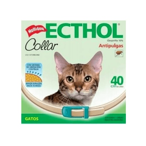 Collar Antipulgas Ecthol Para Gato