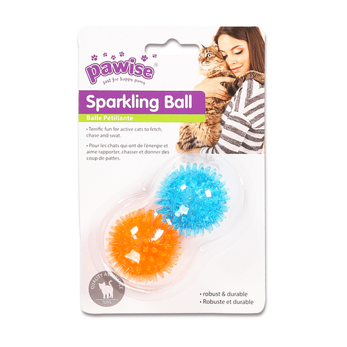 Pelota Pawise Sparking Ball Para Gato 2 Unids