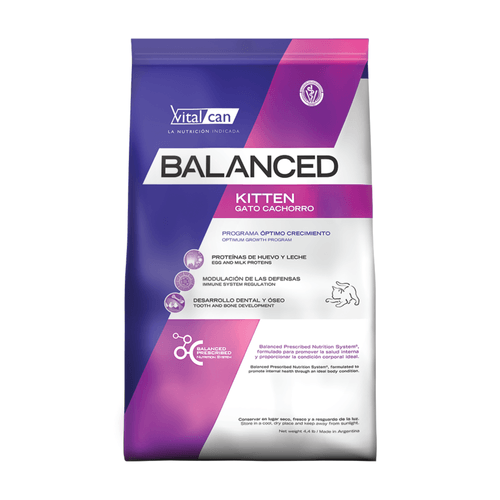 Alimento VitalCat Balanced Kitten para Gato