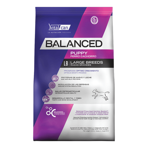 Alimento VitalCan Balanced para Perro Cachorro Grande