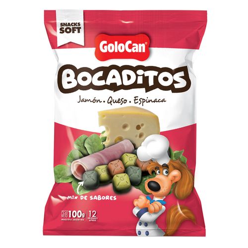 Golocan Bocaditos Finos Jamón/Queso/Espinaca
