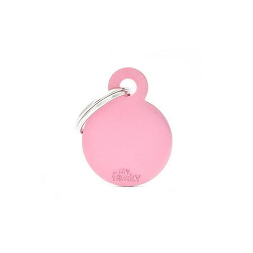 Chapita My Family Círculo De Aluminio Rosa