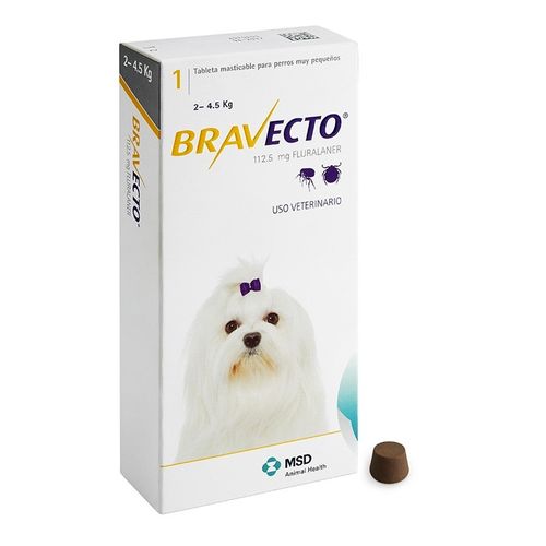 Antipulgas Y Garrapatas Bravecto Para Perros