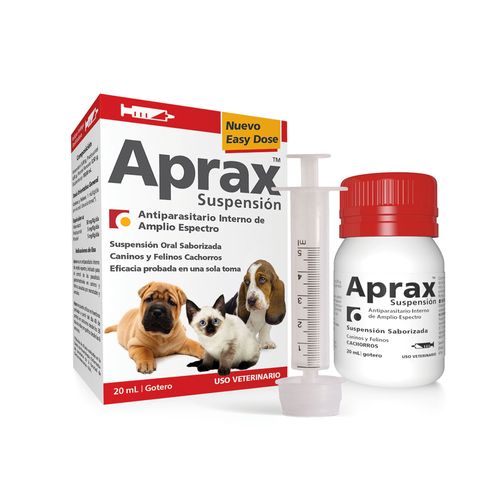 Antiparasitario Aprax Suspension Para Perros Y Gatos