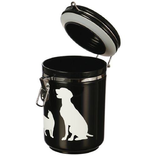 Almacenador Cocooning Canister Cat And Dog Negro