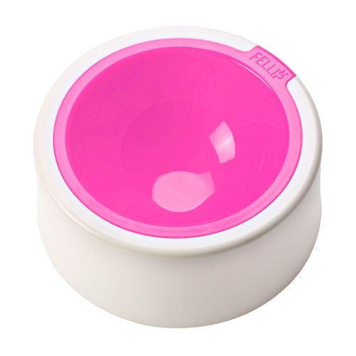 Comedero Cocooning Kaleido Supreme Fucsia Y Blanco