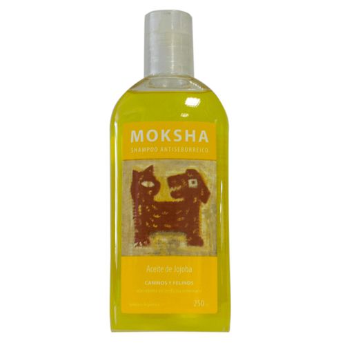 Shampoo Moksha Antiseborreico Con Aceite De Jojoba