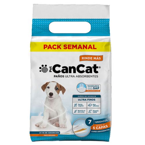 Paños Sanitarios CanCat 60X60Cm