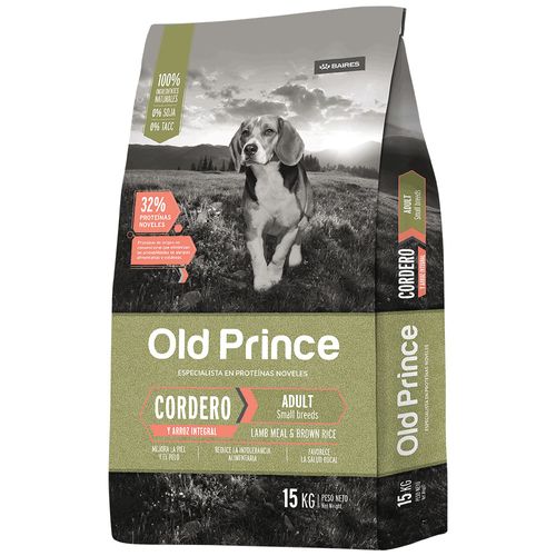 Alimento Old Prince Novel Cordero y Arroz Perro Adulto Pequeño
