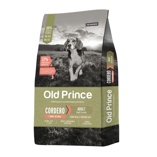 Alimento Old Prince Novel Cordero Raza Pequeña - 3 Kg