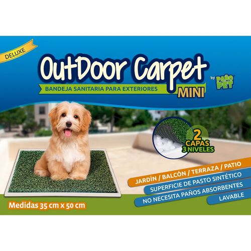 Bandeja Sanitaria PañoPet OutDoor Carpet Mini 35x50 Cm