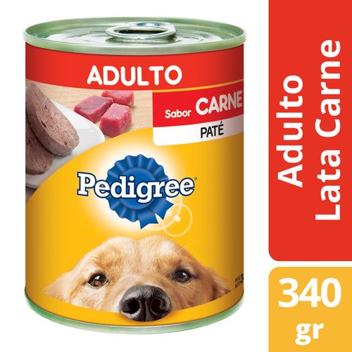 Lata Pedigree Carne Para Perro Adulto