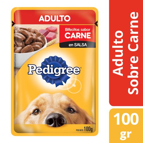 Pouch Pedigree Carne para Perro Adulto