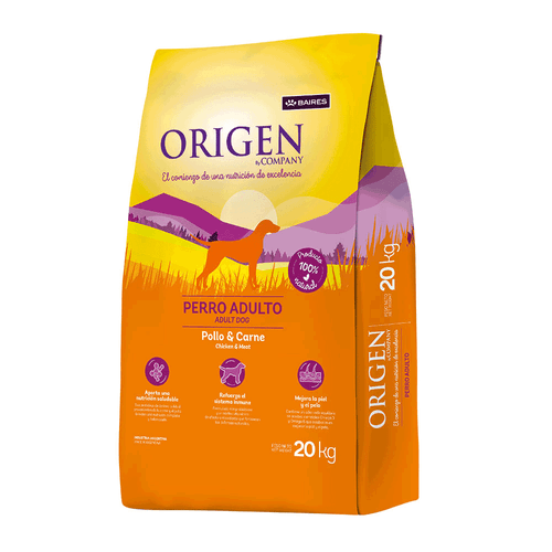 Alimento Origen By Company Pollo Y Carne Perro Adulto