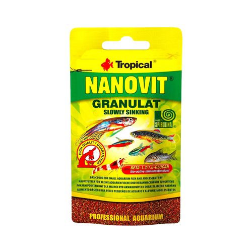 Alimento Tropical Nanovit Granulat Sachet