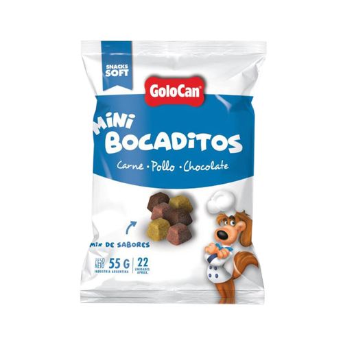 Mini Bocadito Golocan Carne Pollo Y Chocolate
