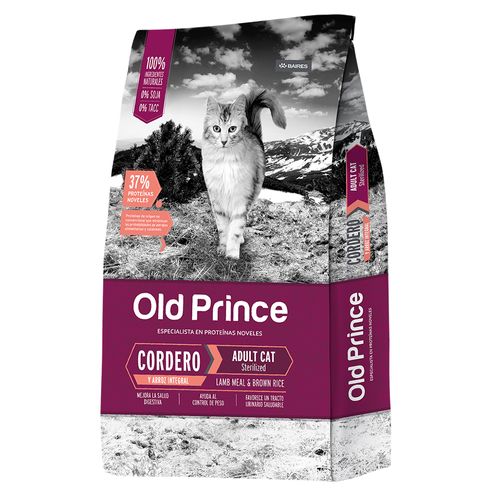 Alimento Old Prince Novel Gato Adulto Sterilized