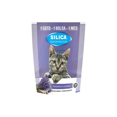 Piedras Sanitarias Silica Lazy Cat Lavanda