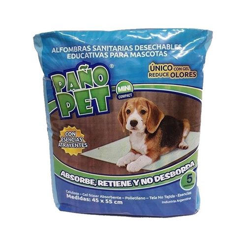 Paños Sanitarios Educativos PañoPet Compact Mini 45x55 Cm