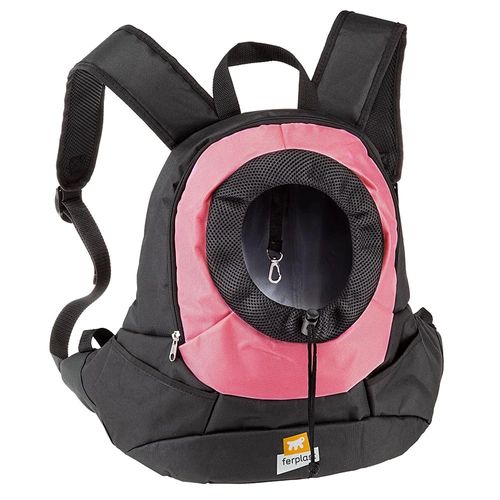 Transportadora Ferplast Kangoo Rosa Zaino