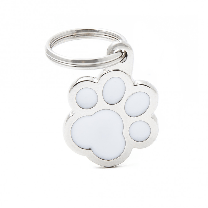 Chapita-My-Family-Classic-Pawprint-Blanca