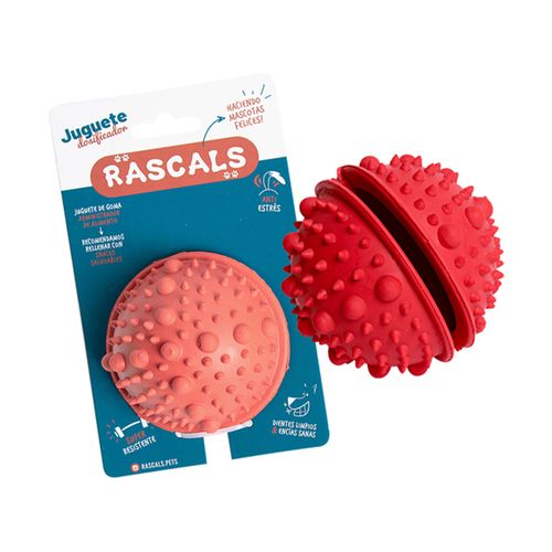 Pelota Rascals Dispenser con Pinches Roja