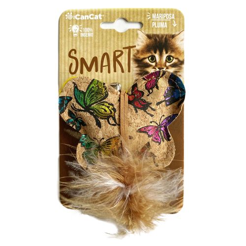 Juguete Cancat Mariposa con Pluma