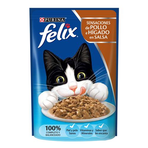 Felix Pouch Pollo Con Salsa