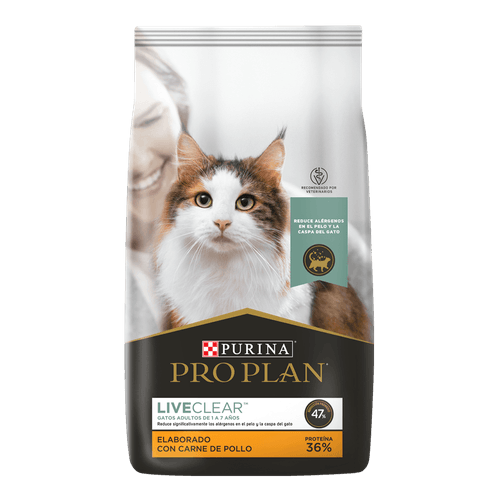 Alimento Pro Plan Gato Adulto Live Clear