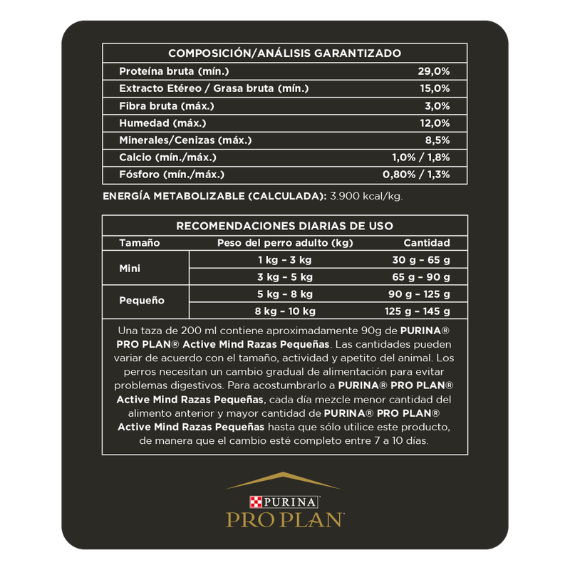 Alimento-Pro-Plan-Active-Mind-para-Perro-Raza-Pequeña-1Kg
