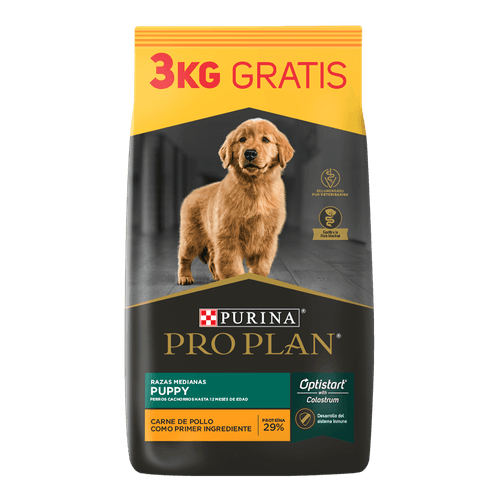 Alimento Pro Plan Puppy Complete Raza Mediana Bonus Bag