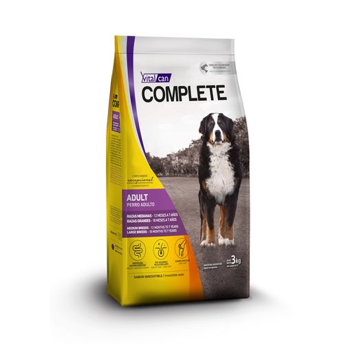 Alimento Complete Perro Adulto Raza Mediana y Grande