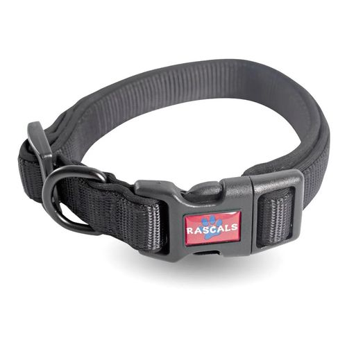 Collar Rascals Acolchonado Negro