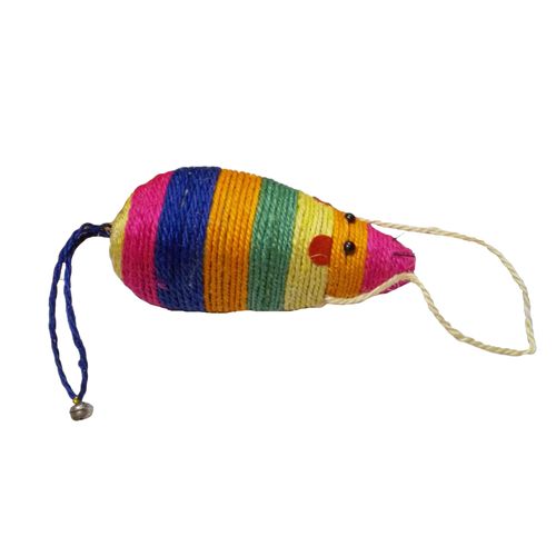 Juguete Animal Pet Rata de Sisal Rayado