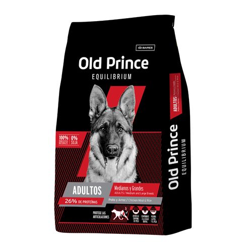 Alimento Old Prince Equilibrium para Perro Mediano y Grande