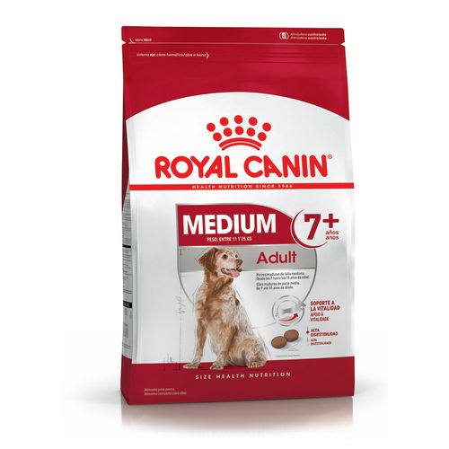 Alimento Royal Canin Medium Adulto +7
