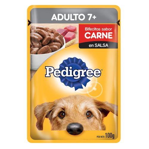Pouch Pedigree Carne para Perro Adulto 7+