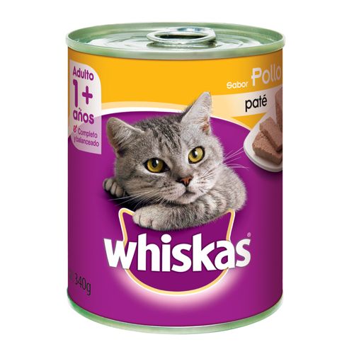Lata Whiskas para Gatos Adultos Pollo