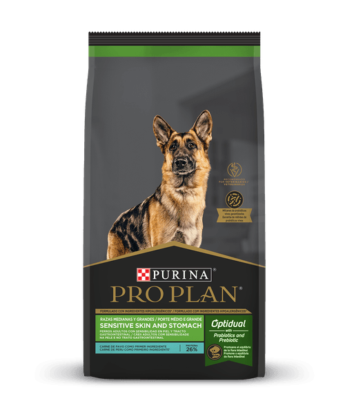Alimento Pro Plan Sensitive Skin And Stomach Perro Raza Mediana y Grande