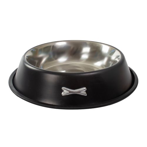 Comedero Cancat Cromado Con Relieve