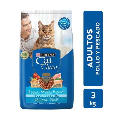 Cat Chow Adulto Pescado y Pollo