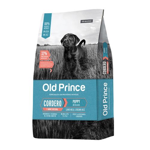 Alimento Old Prince Novel Cordero y Arroz Perro Cachorro