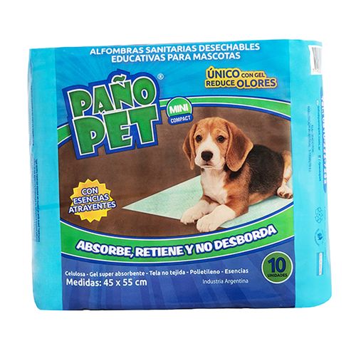 Paños Sanitarios Educativos PañoPet Compact Mini 45x55 Cm