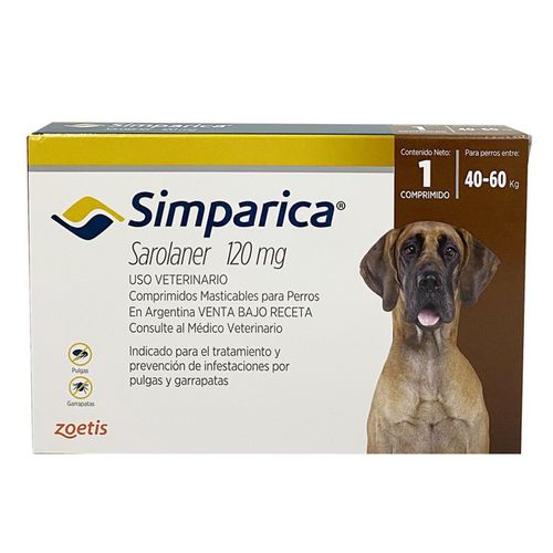 Antiparasitario Simparica 120 Mg
